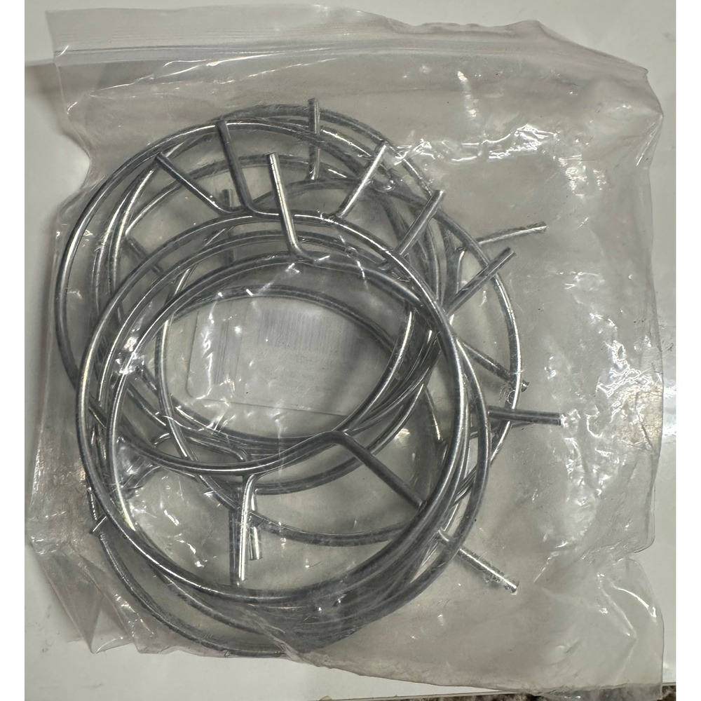 10 Pack 4 Inch Dryer Vent Tension Clamps Steel Wire Spring Hose Clamps Silver